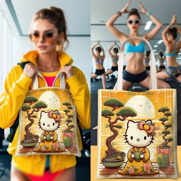 NWT! Sanrio Hello Kitty in a Golden Kimono! - Picture 2 of 6